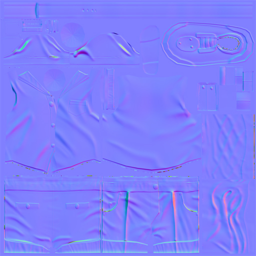 clothes normal map